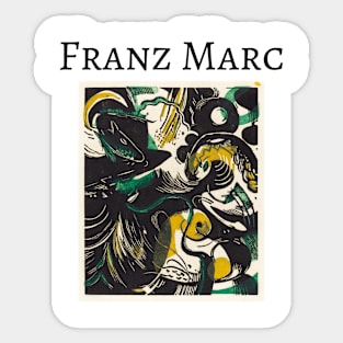 Franz Marc abstract Sticker